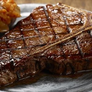 T-Bone steak menu