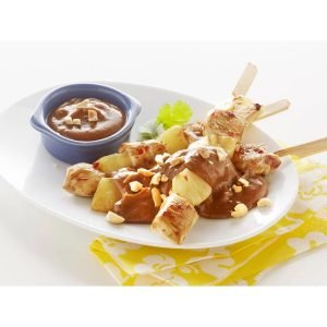 Kipsaté ananas menu